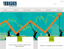 Tablet Screenshot of ipsfundservices.com